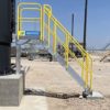 Concrete Footing, ERECTASTEP, Platform, OSHA Yellow, F1 Concrete, Cast, Molding, Mold