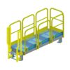 OSHA Yellow, Access Platform, Ladder, Handrail, ERECTASTEP, Tower Support