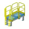 OSHA Yellow, Access Platform, Ladder, Handrail, ERECTASTEP, Tower Support