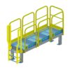 OSHA Yellow, Access Platform, Ladder, Handrail, ERECTASTEP, Tower Support