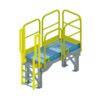 OSHA Yellow, Access Platform, Ladder, Handrail, ERECTASTEP, Tower Support