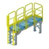 OSHA Yellow, Access Platform, Ladder, Handrail, ERECTASTEP, Tower Support